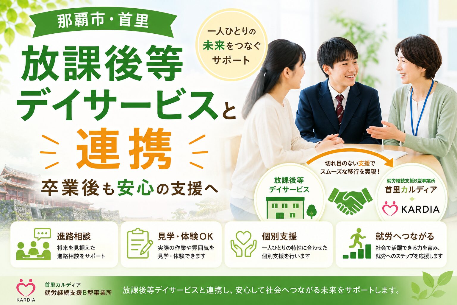 放課後等デイサービスの皆さまへ】卒業後の“次の一歩”をつなぐ｜就労